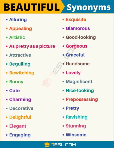 LOVELY Synonyms .